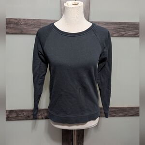 2/30 Everlane French terry cotton crew neck black